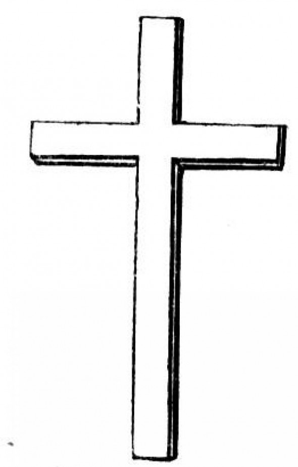 Cross Pictures Coloring Page