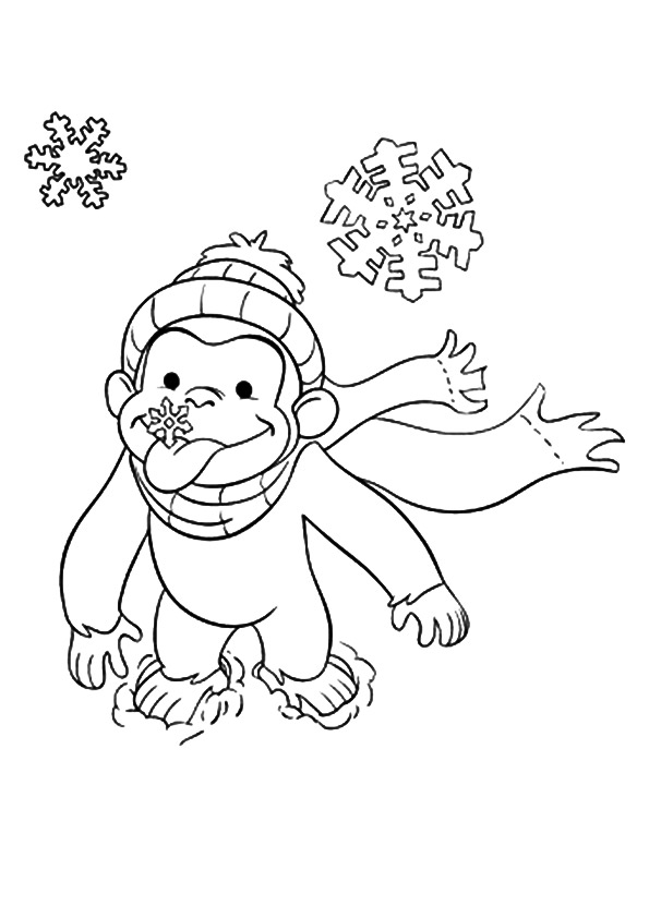 Curious George In The Winter