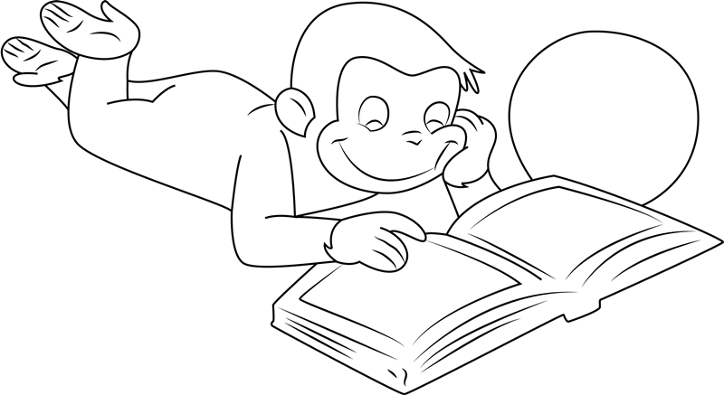 Curious George Reading Book