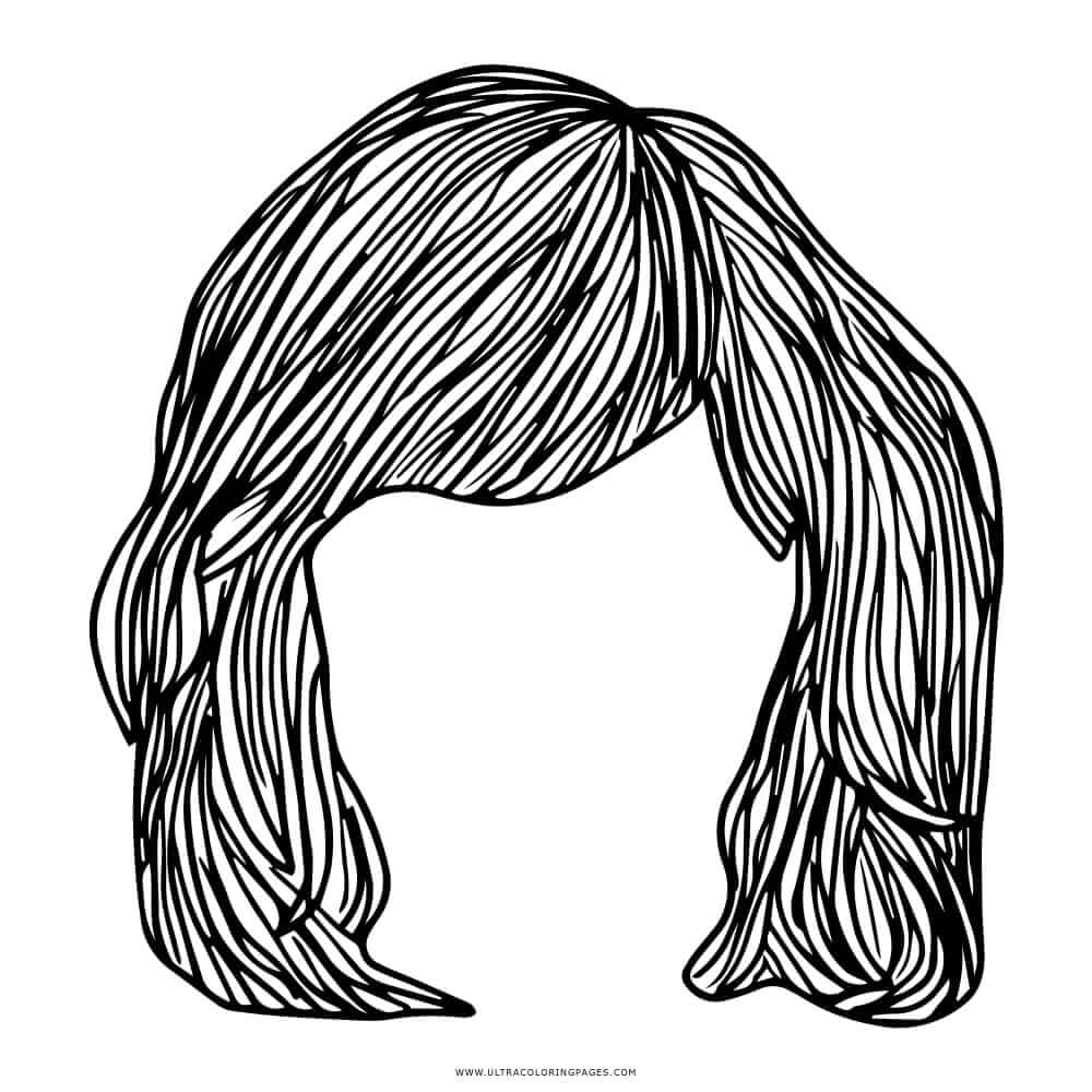 Curly Hair 2 Coloring Page
