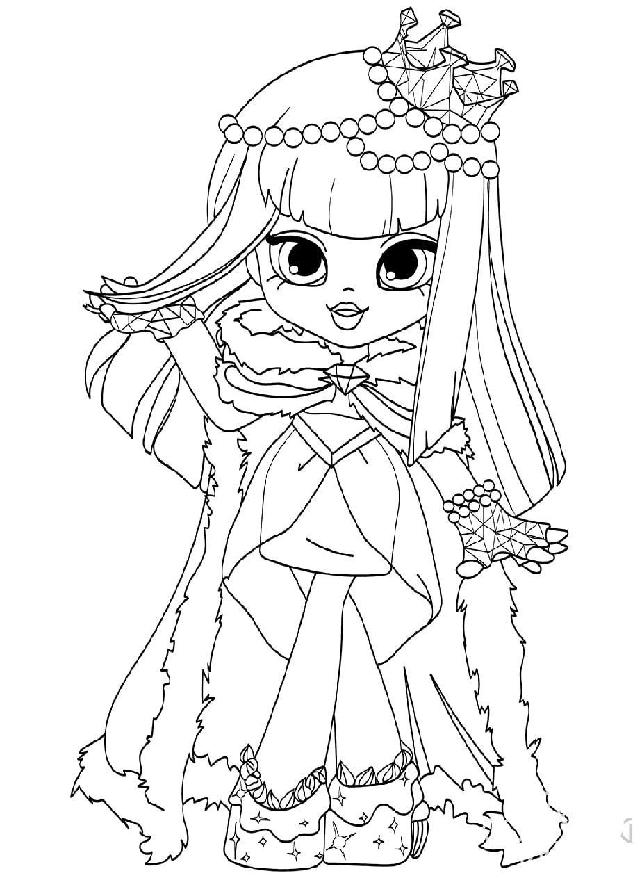 Cute Baby Jessicake Coloring Page