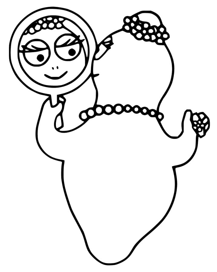 Cute Barbabelle Coloring Page