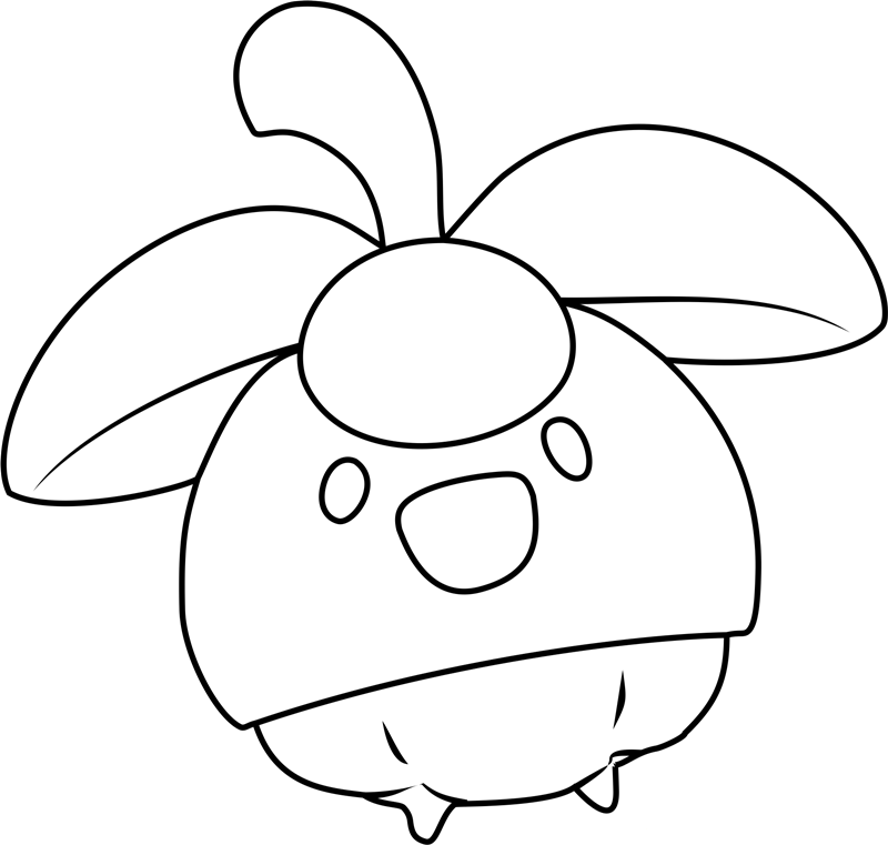 Cute Bounsweet Coloring Page