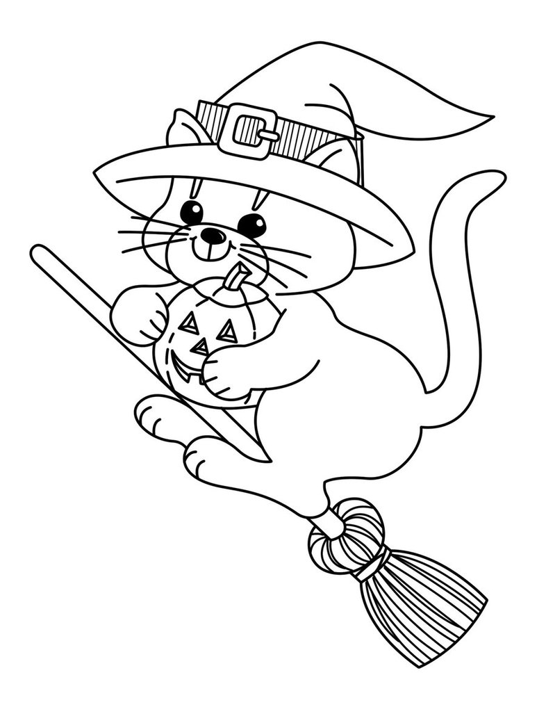 Cute Cat The Flying Witch