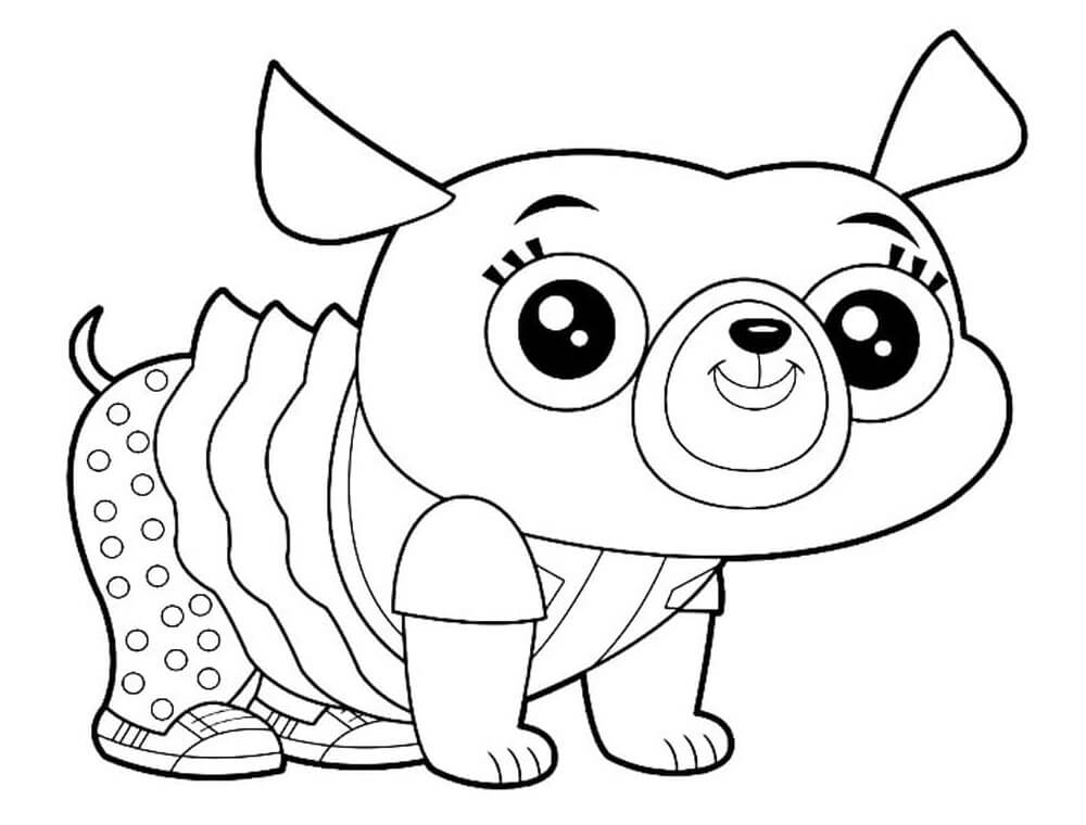 Cute Chip Coloring Page