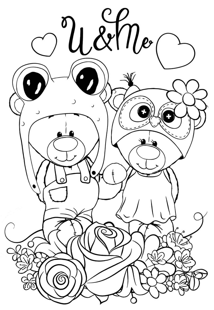 Cute Cubs Coloring Page