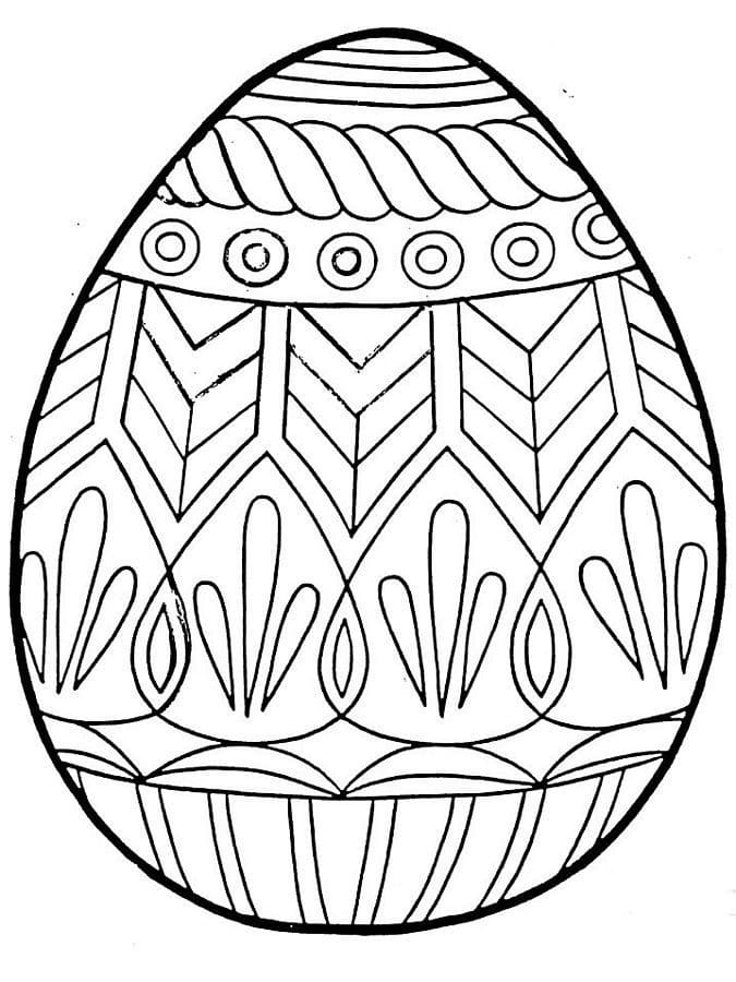 Easter Egg With Design