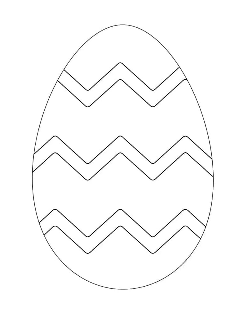 Easter Egg With Designs