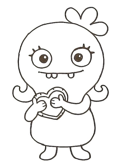 Cute Moxy UglyDolls Coloring Page
