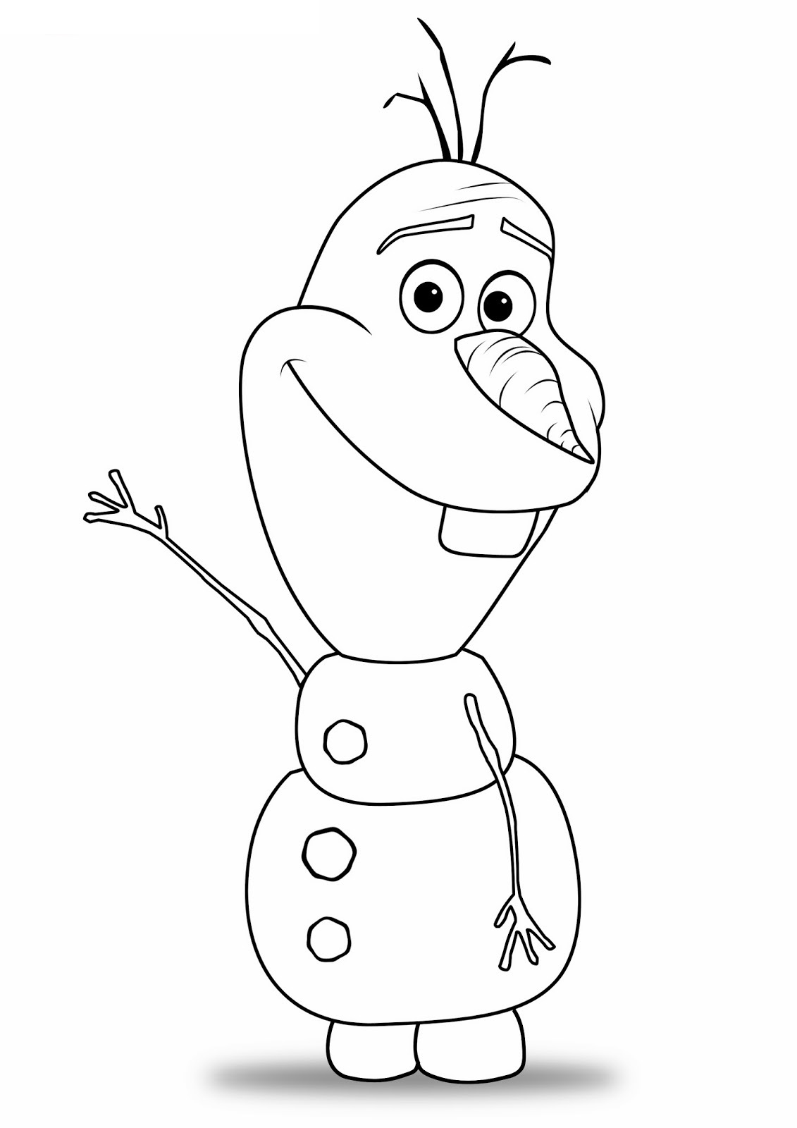 Cute Olaf Say Hello