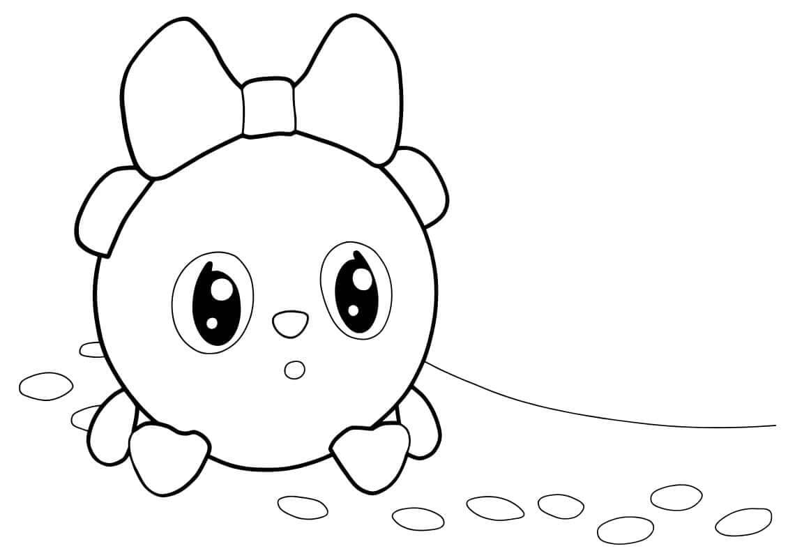 Cute Pandy Coloring Page