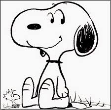Cute Snoopy Coloring Page