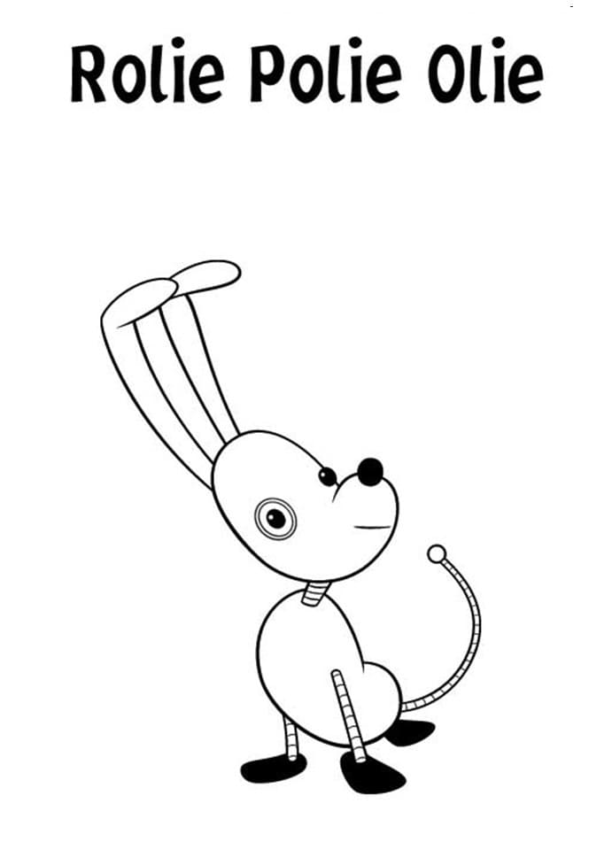 Cute Spot Polie Coloring Page