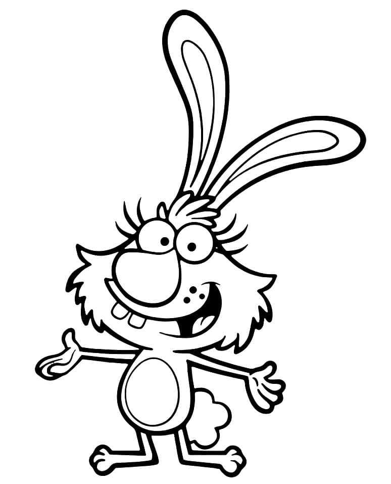 Daisy from Nature Cat Coloring Page