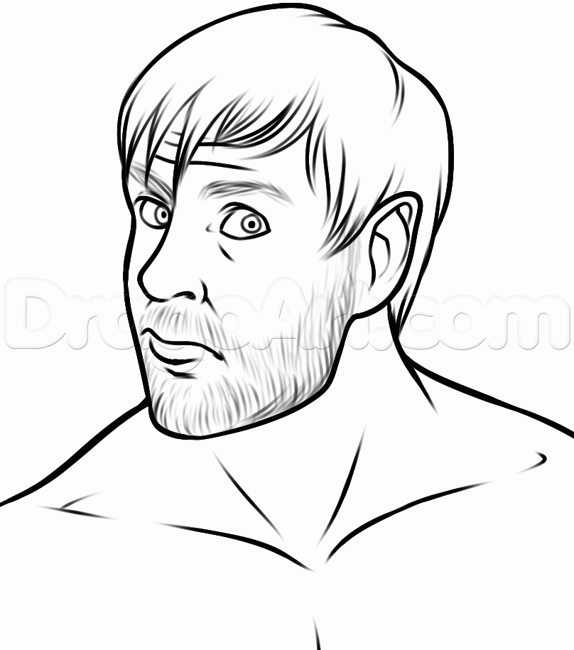 Dean Ambrose Wwe Coloring Page