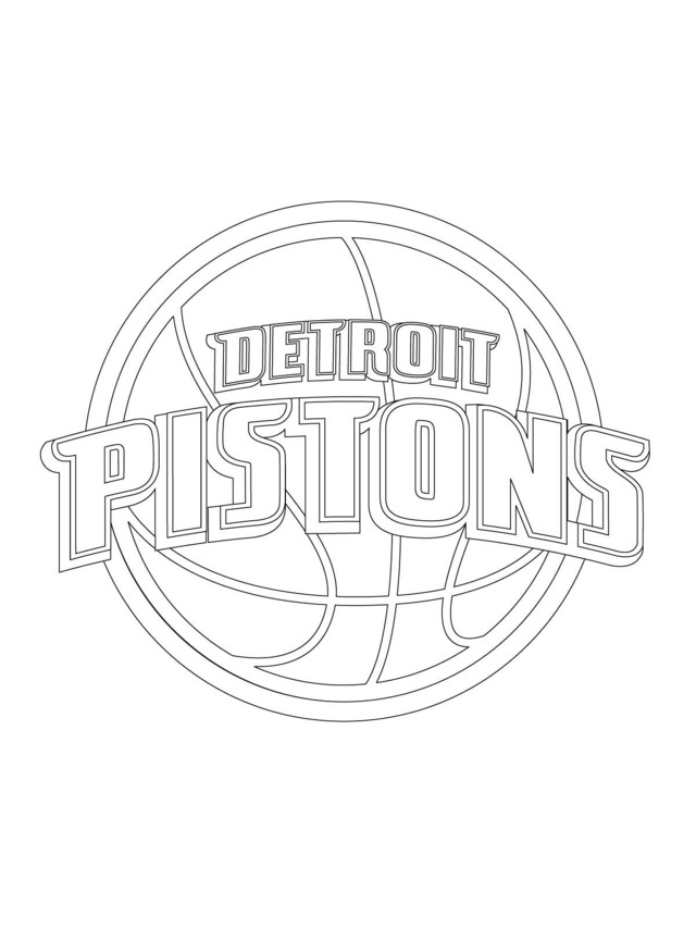 Detroit Pistons Logo Nba Sport