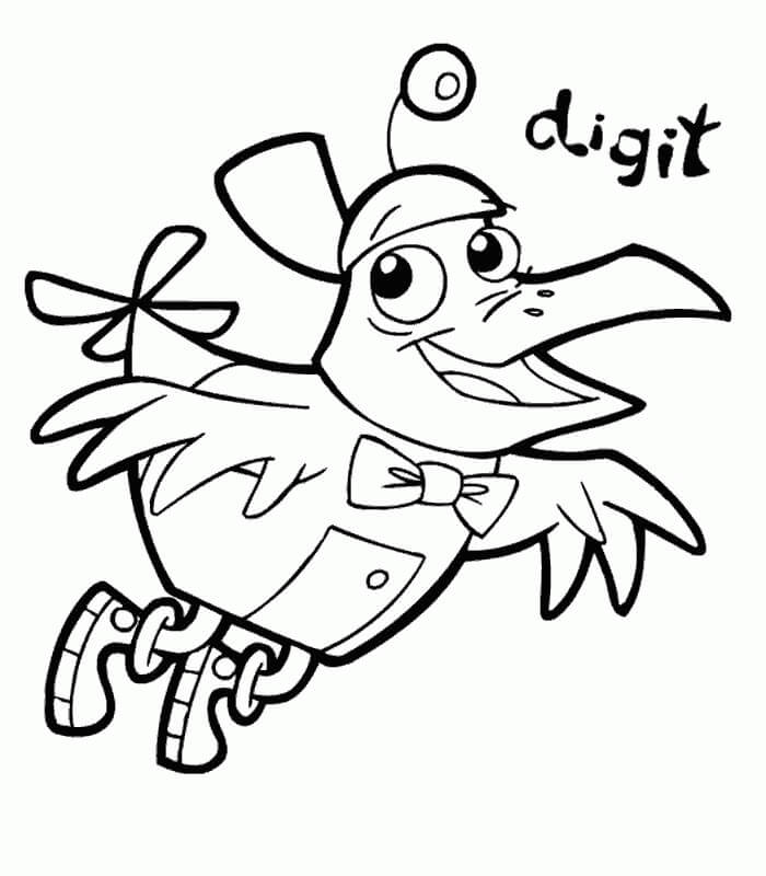 Digit from Cyberchase