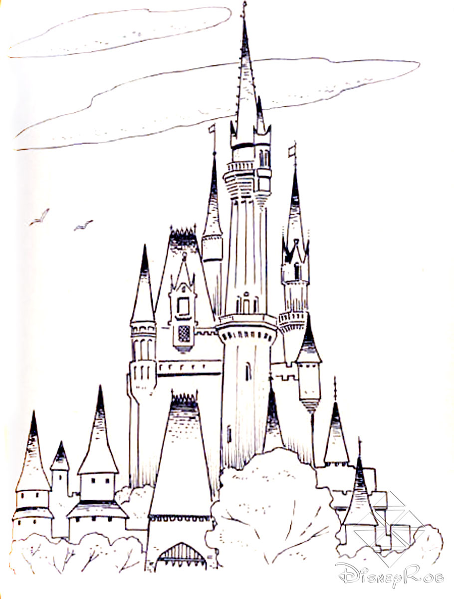 Disney Castles Coloring Page