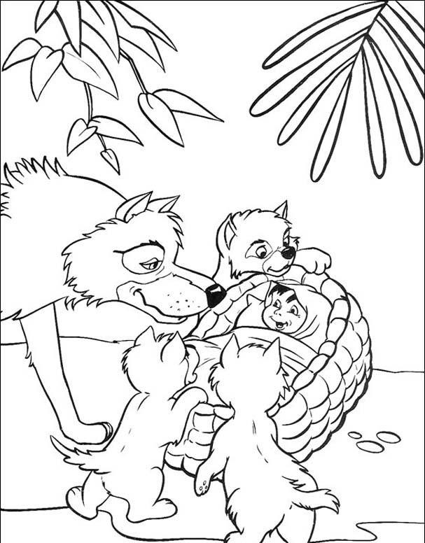 Disney Wolf Coloring Page