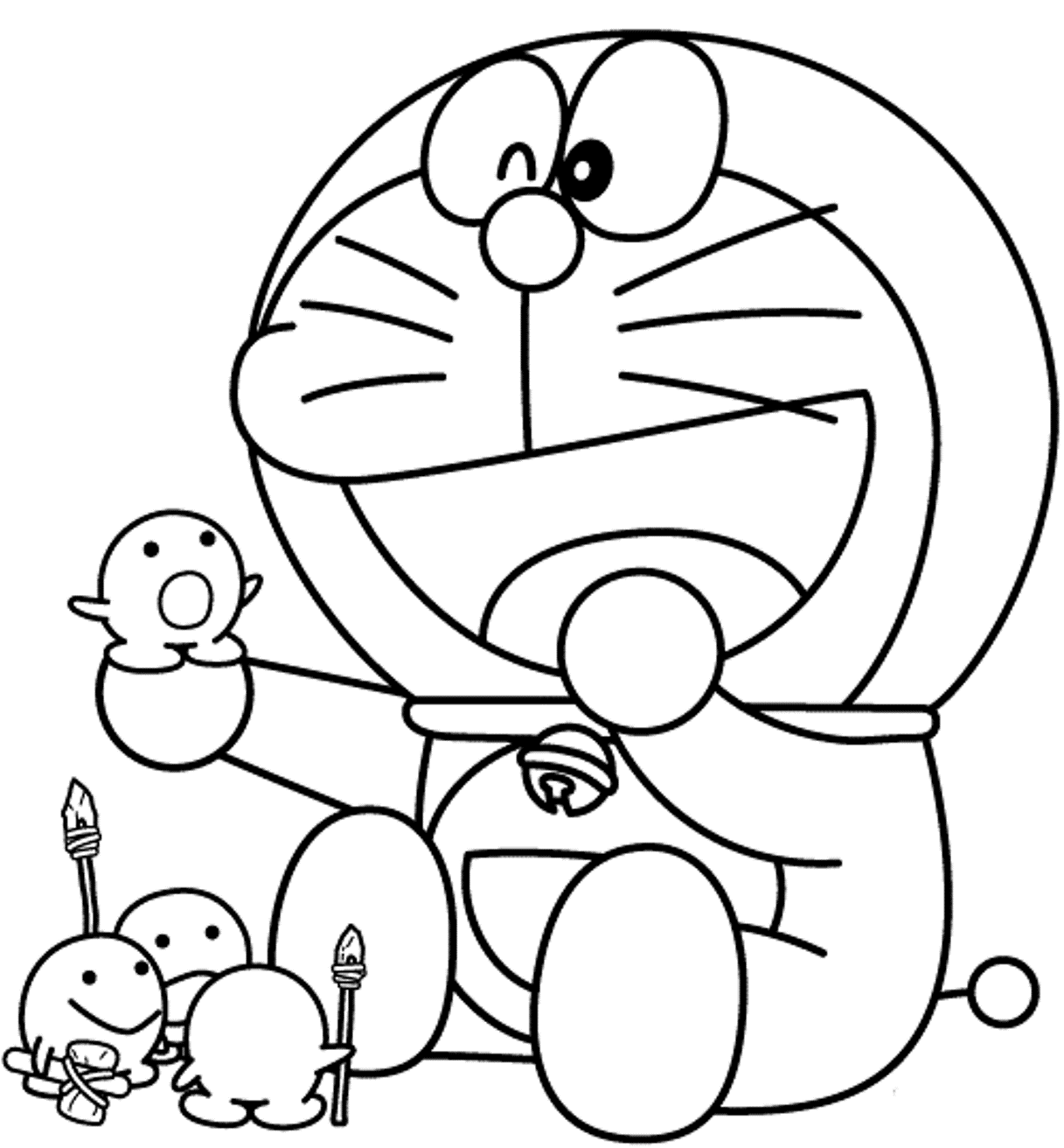 Doraemon and his Toys Coloring Pages   Coloring Cool