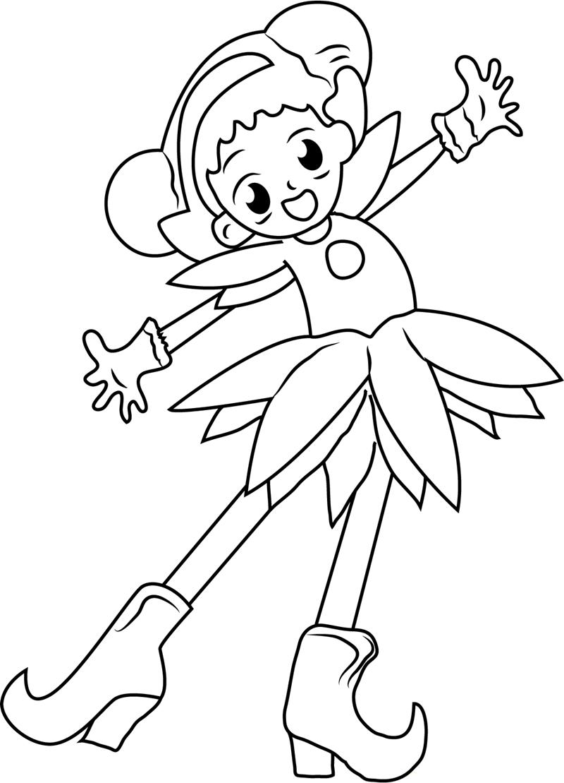Doremi Smiling Coloring Page
