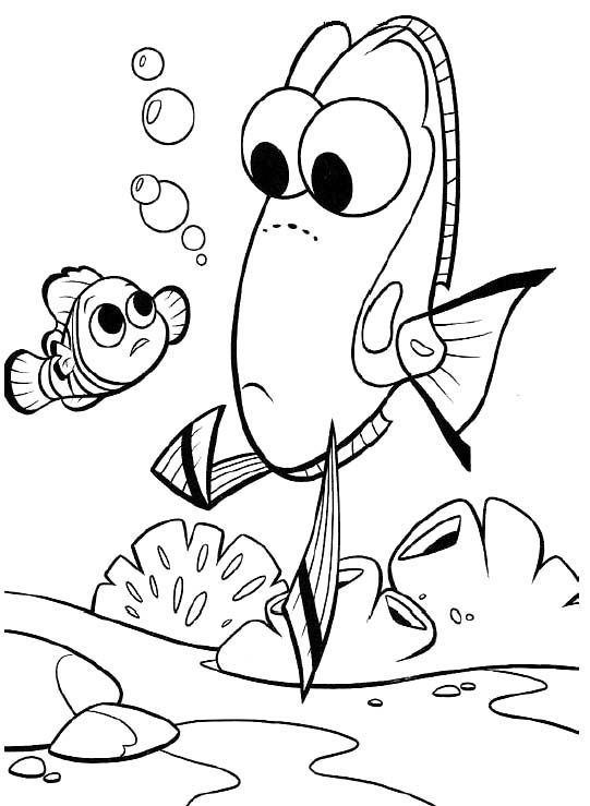 Dory Coloring Coloring Page