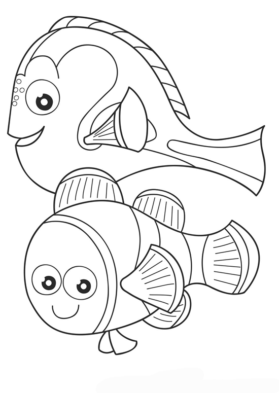 Dory Printable Coloring Page