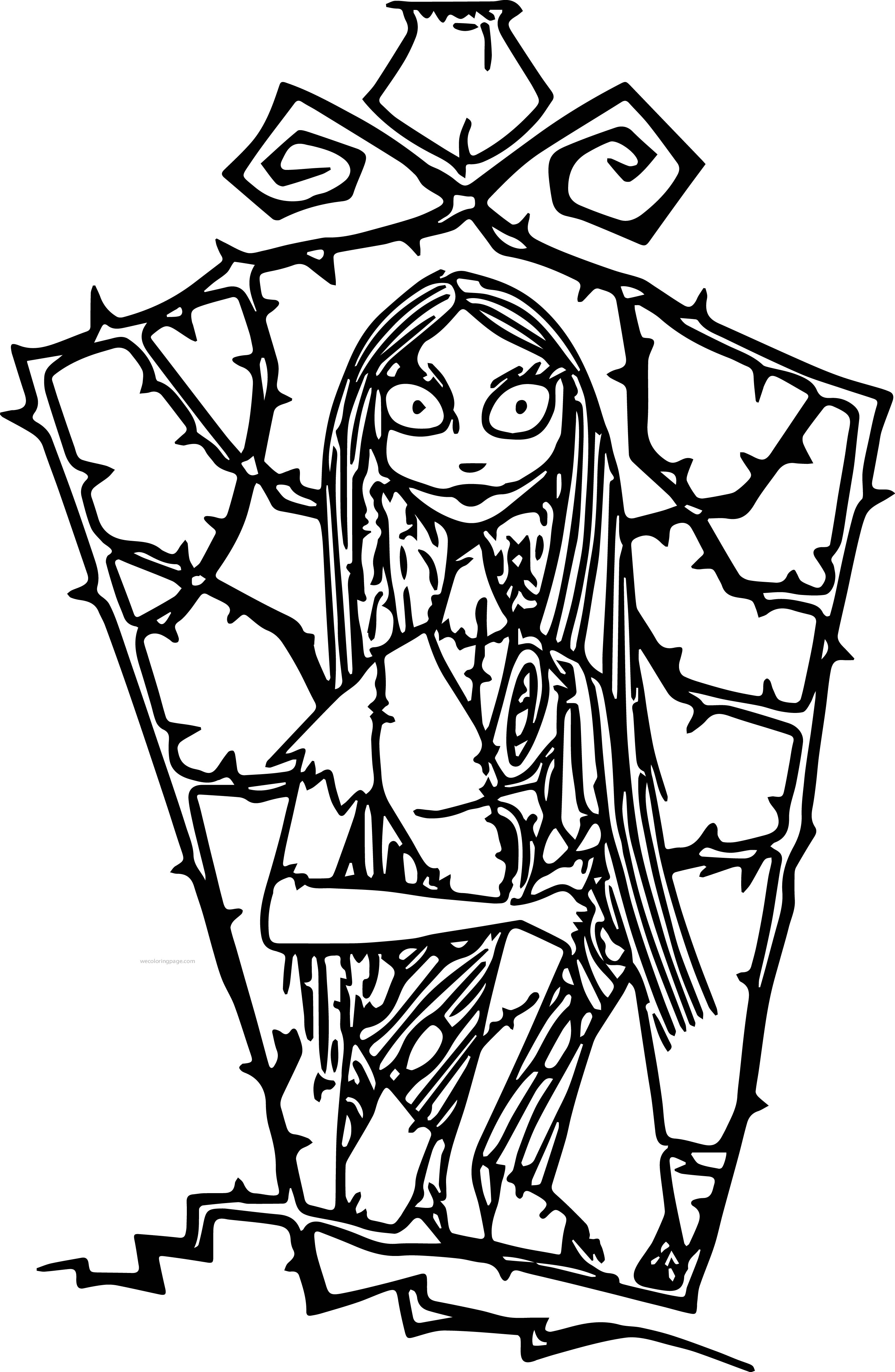 download free Nightmare Before Christmas images Coloring Page