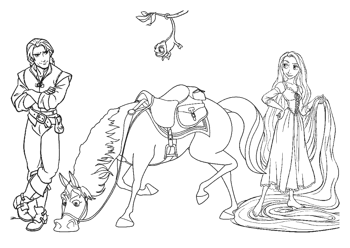 Download Free Rapunzel Images Coloring Page