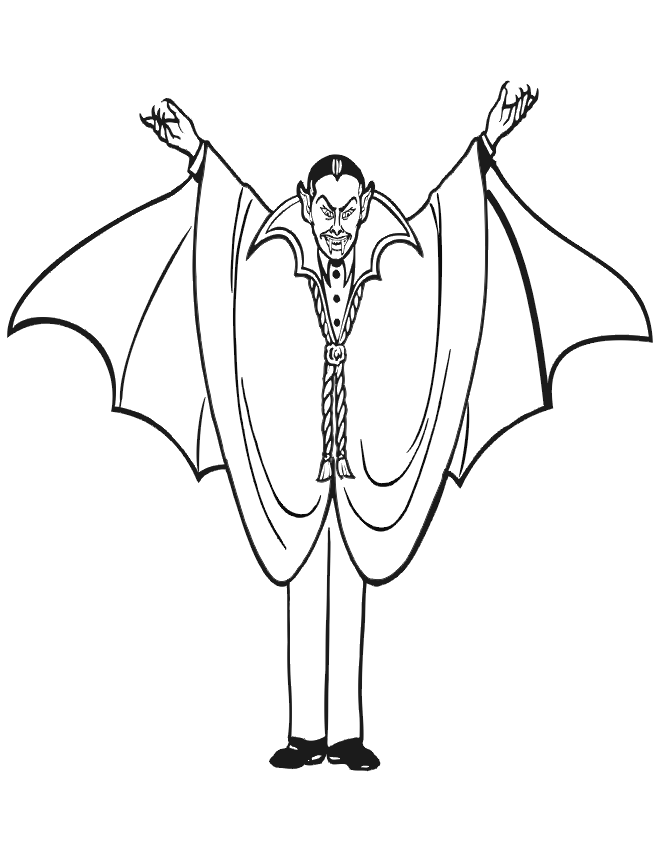 Dracula With Arms Raiseds