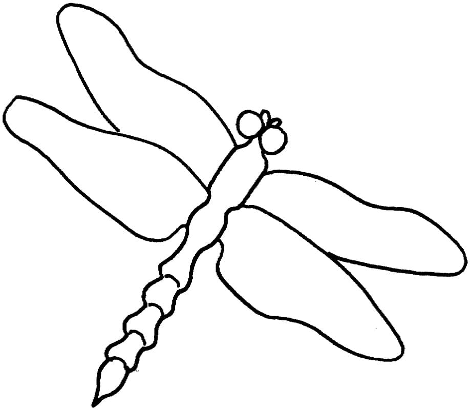 Dragonfly Lineart