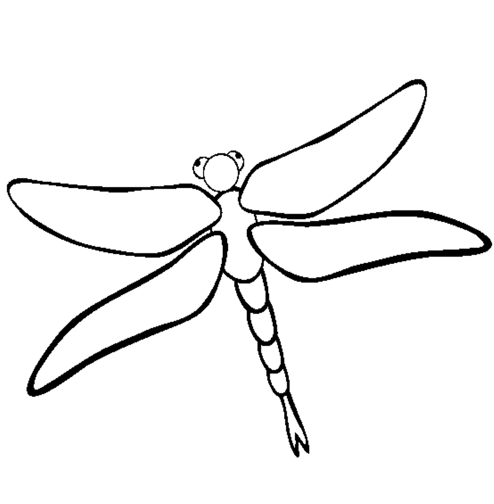 Dragonfly S Of Animals Free9e69 Coloring Page