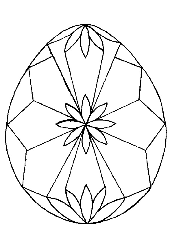 Easter Egg in Diamond Shape