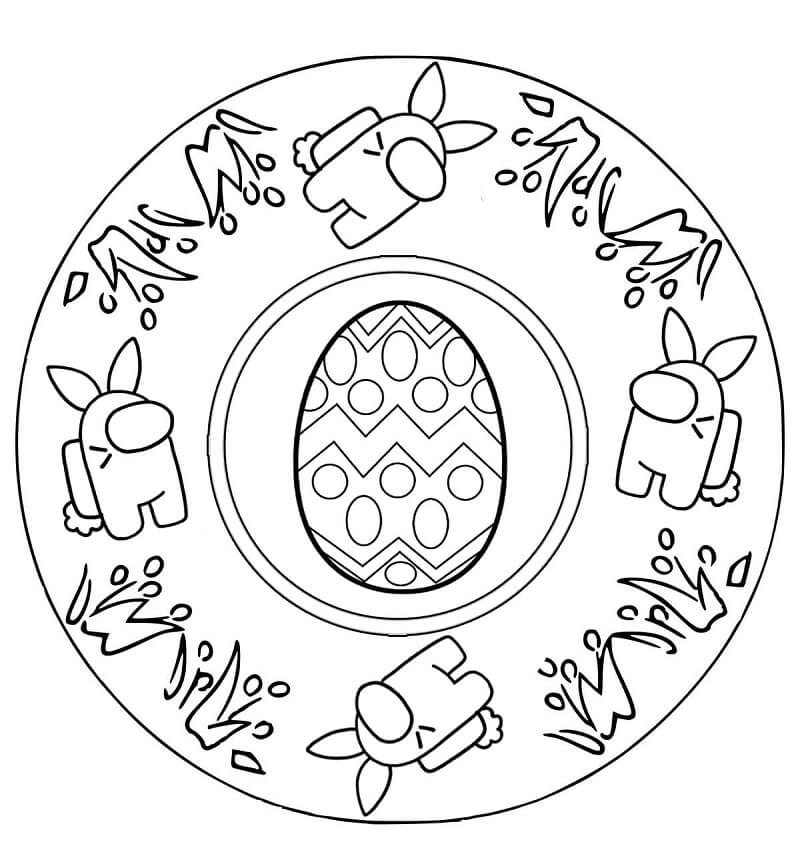 Easter Mandala Among Us