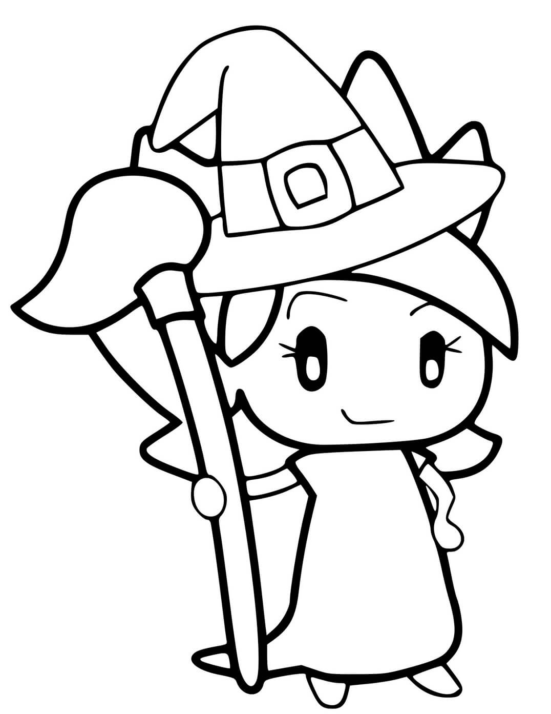Easy Cute Witch