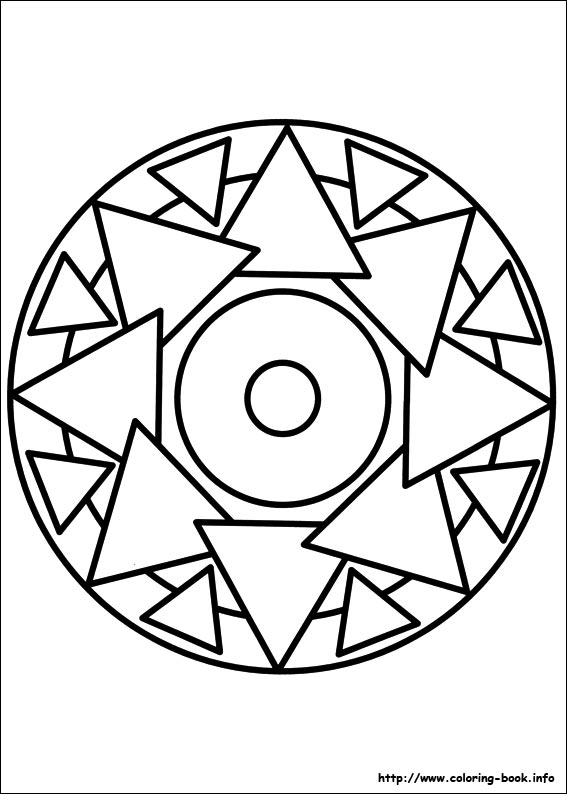 Easy Simple Mandala 69 Coloring Page