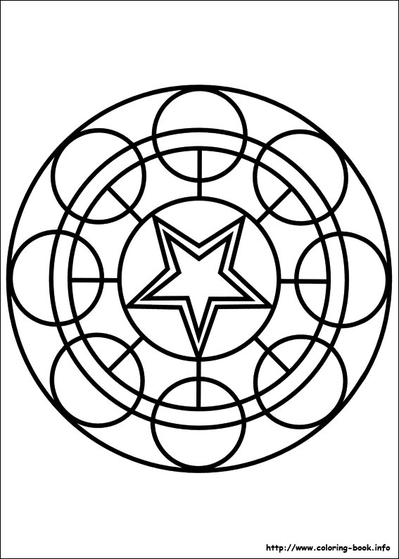 Easy Simple Mandala 75 Coloring Page
