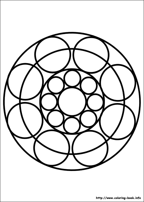 Easy Simple Mandala 87 Coloring Page