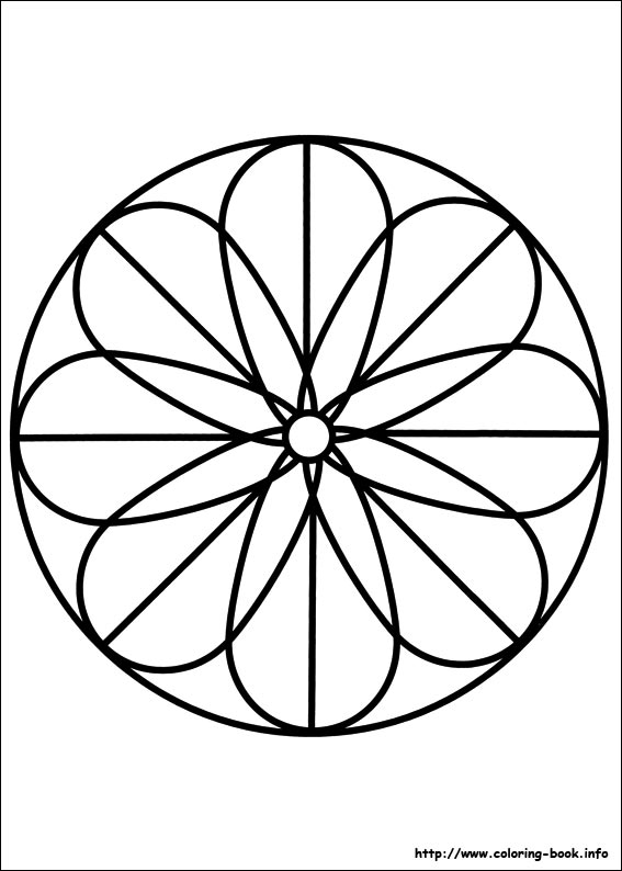 Easy Simple Mandala 88 Coloring Page