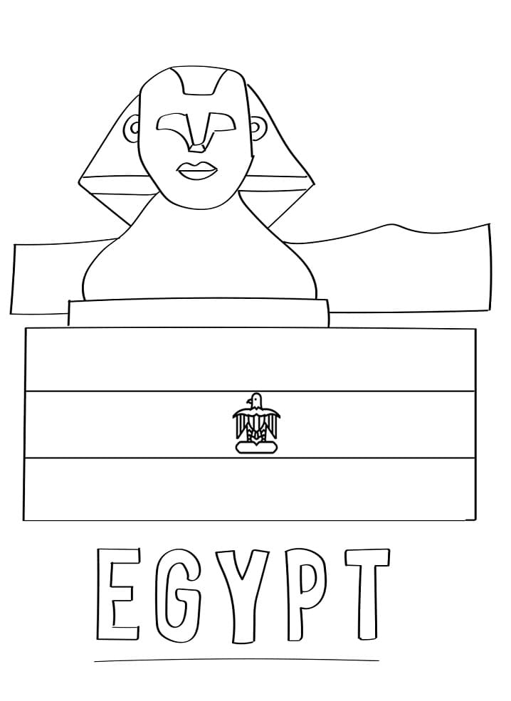 Egypt 1 Coloring Page