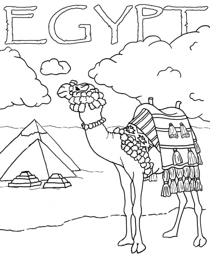 Egypt 2 Coloring Page