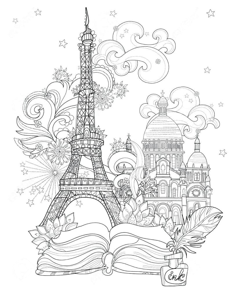 Print Eiffel Tower