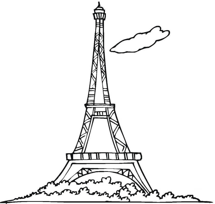 Classic Eiffel Tower To Print