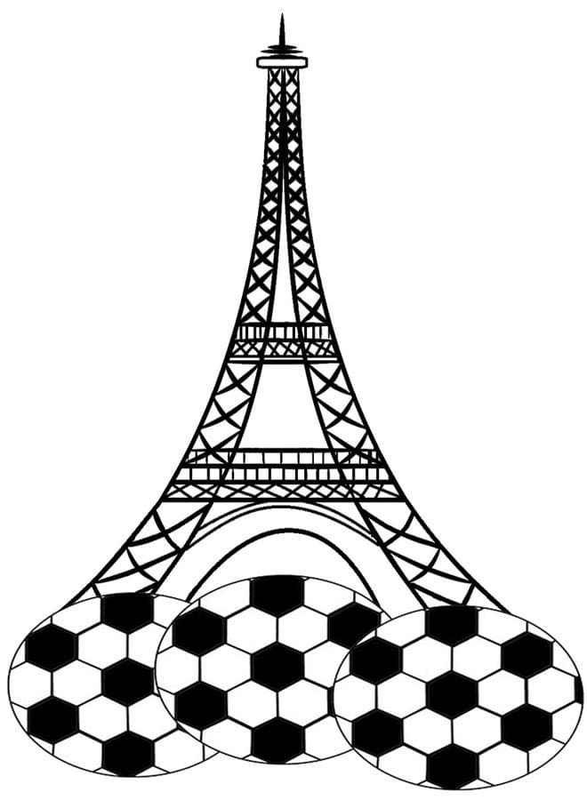 Eiffel Tower with Balls