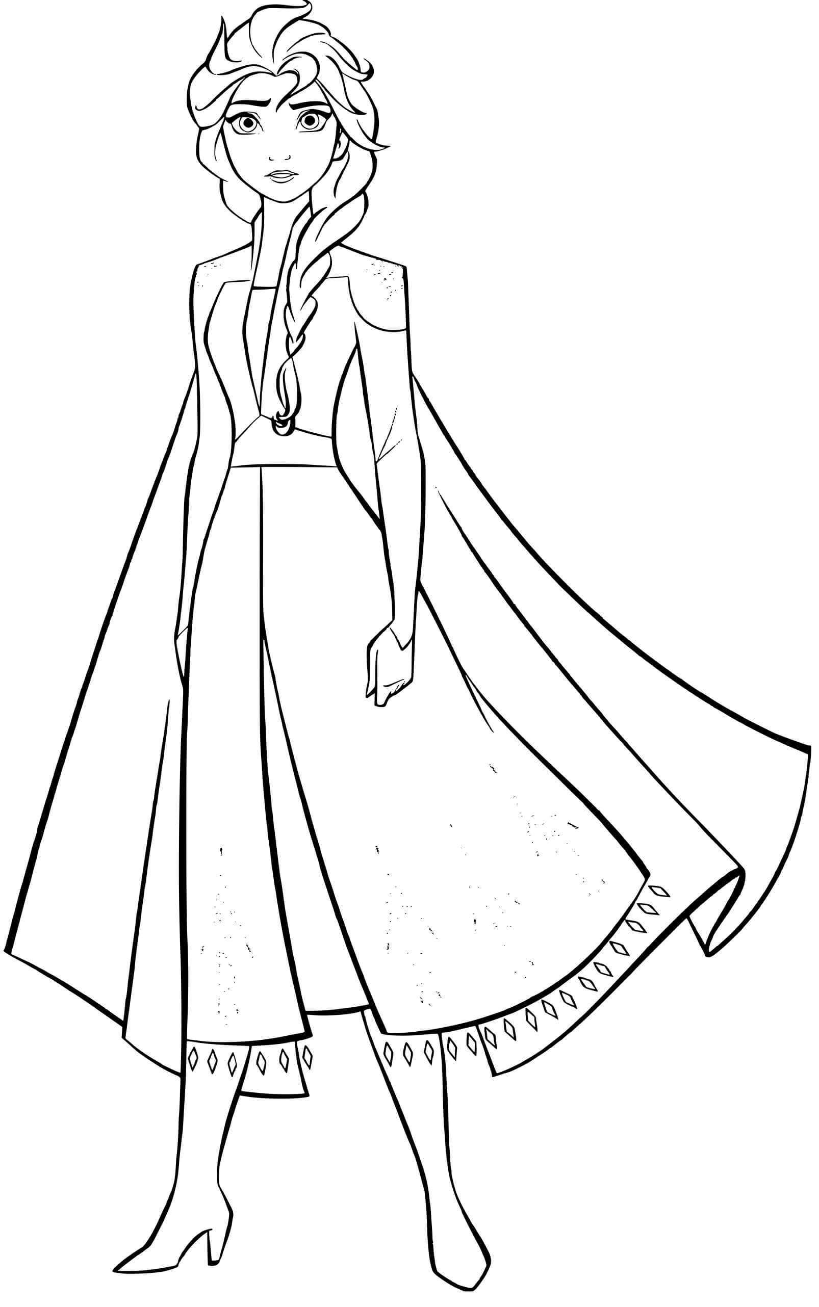 Elsa Frozen 20 Strong Woman Coloring Pages   Coloring Cool