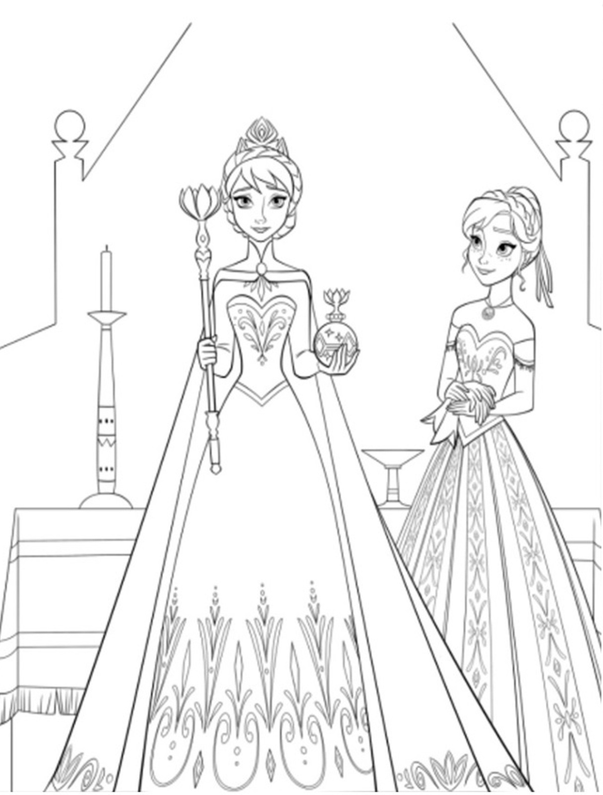 Frozen Coloring Pages   Coloring Cool