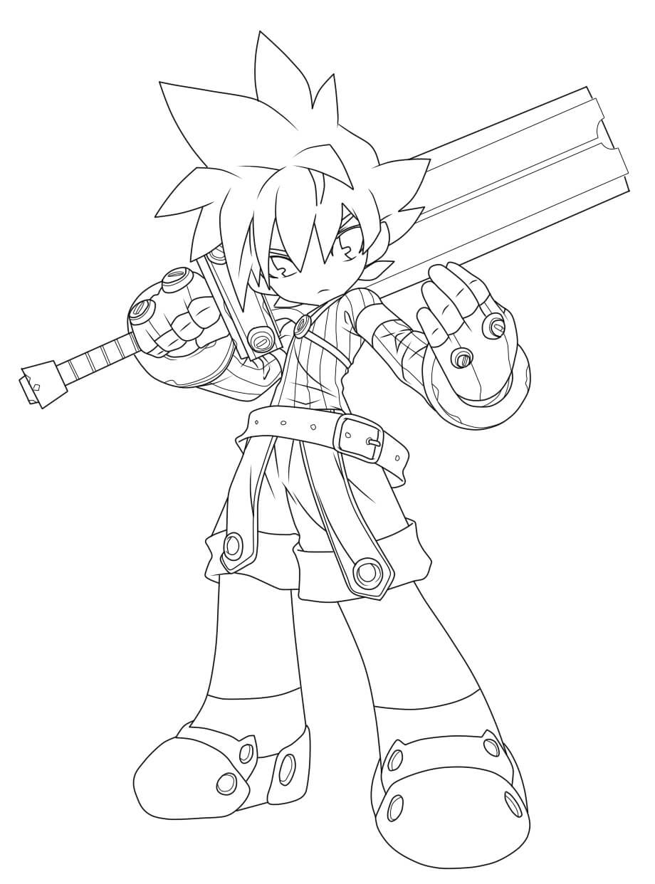 Elsword 1 Coloring Page