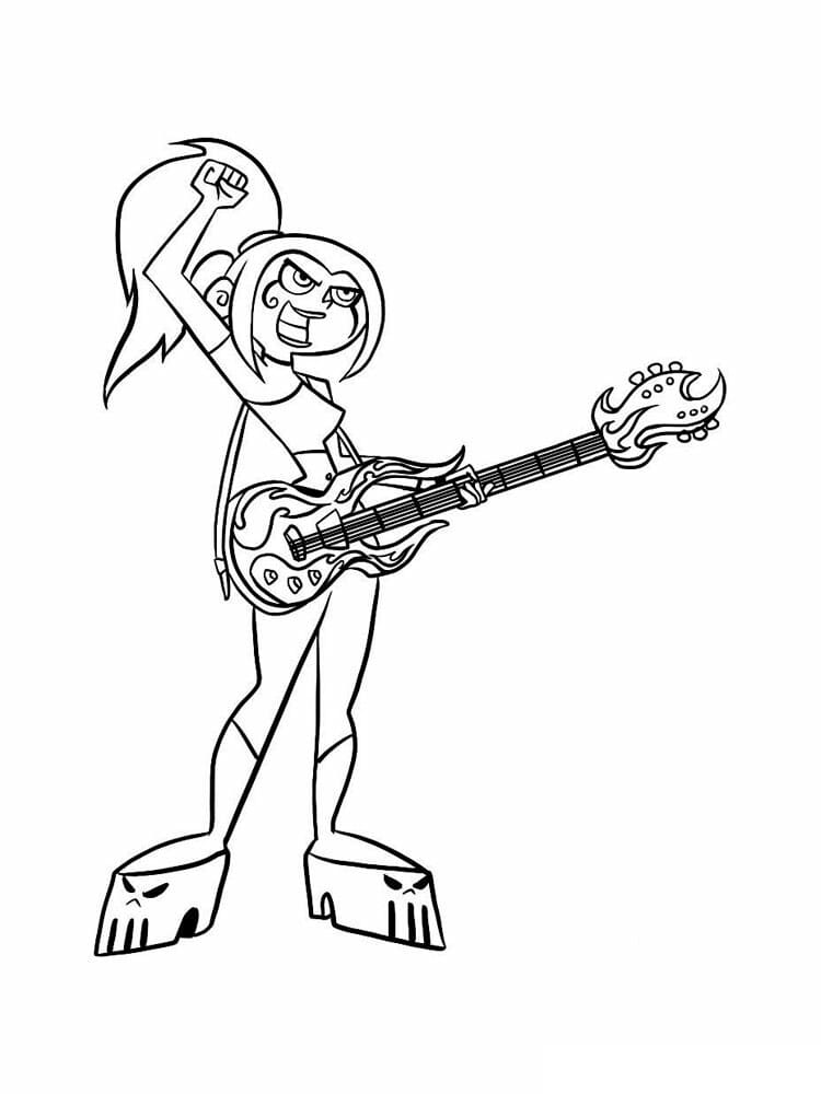 Ember McLain Coloring Page