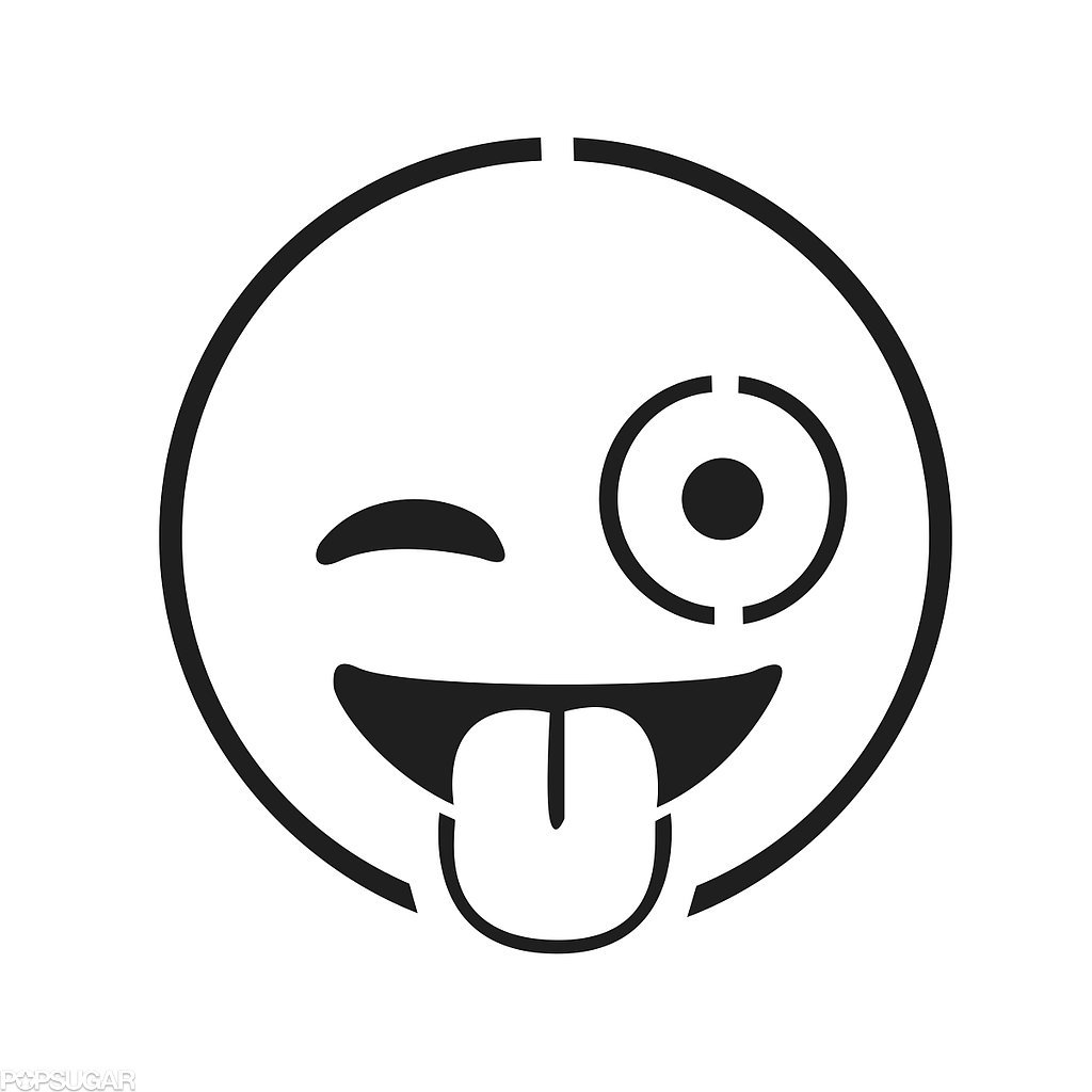 Emoji Faces Coloring Page