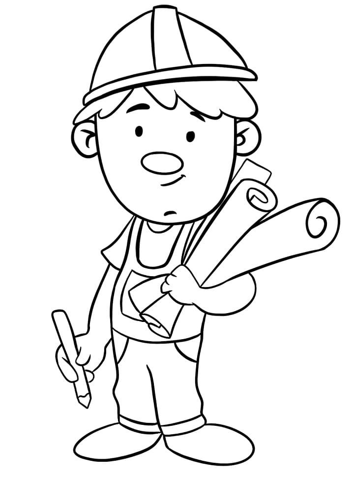 Engineer 1 Coloring Page